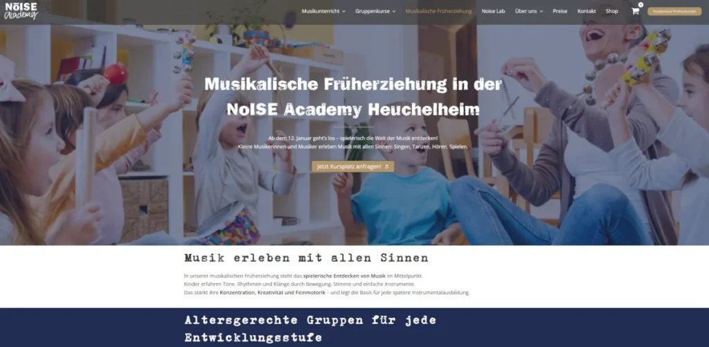 noise_academy_relaunch WordPress Website Noise Academy nach Relaunch